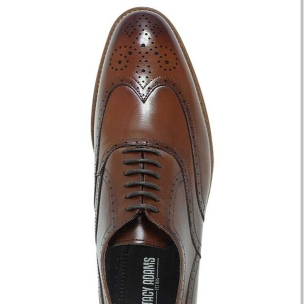 Stacy Adams Dunbar Wingtips Oxford -7 - Picture 4 of 9